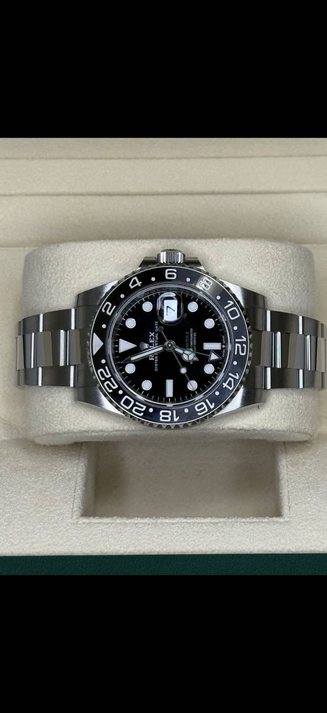 Rolex GMT-Master II 126710GRNR overhead