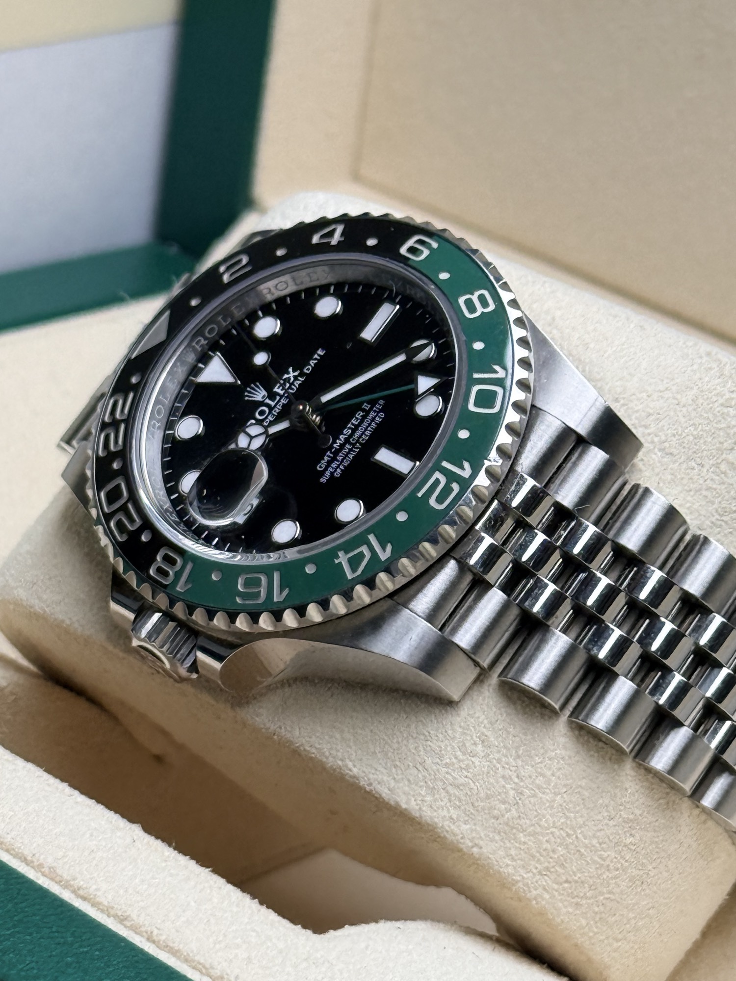 Rolex GMT-Master II Sprite 126720VTNR case